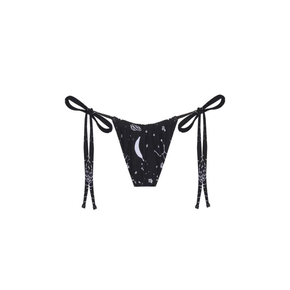 WAYT - Space Babe Celestial And Zodiac Print Recycled Bikini Bottom