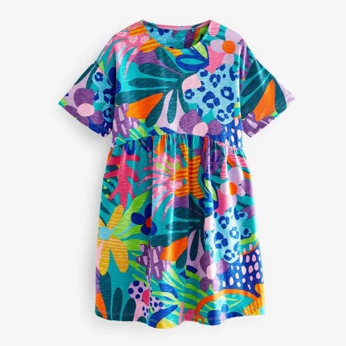 My Cutie Pie - Tropical Print Dress