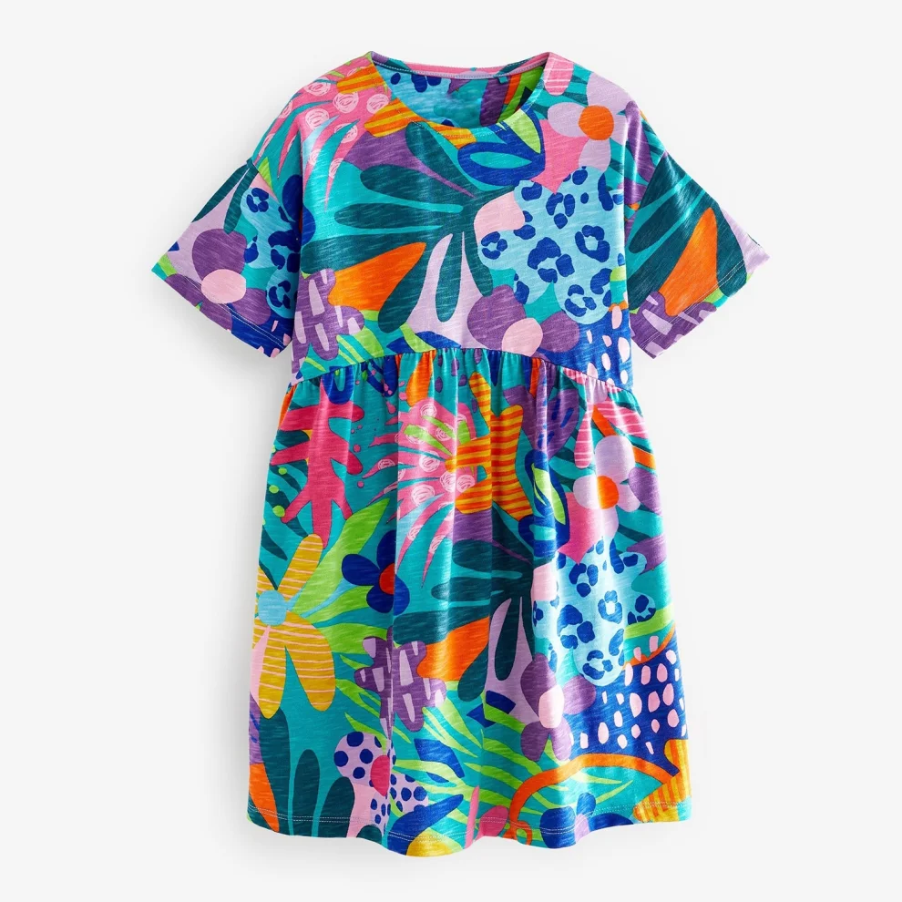 My Cutie Pie - Tropical Print Dress