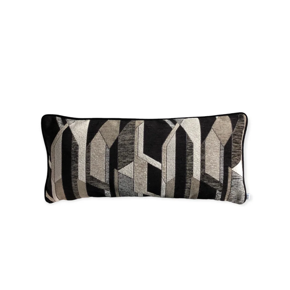 Beauty of the House - Black & White Collection Lumbar Decorative Pillowcase - Il