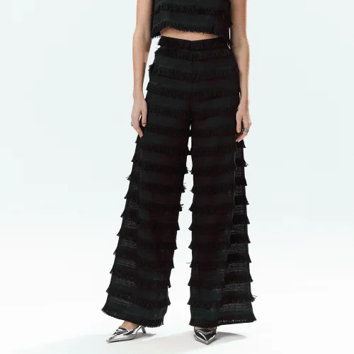 Mirimalist 	 - Fringe Wide Leg Pants