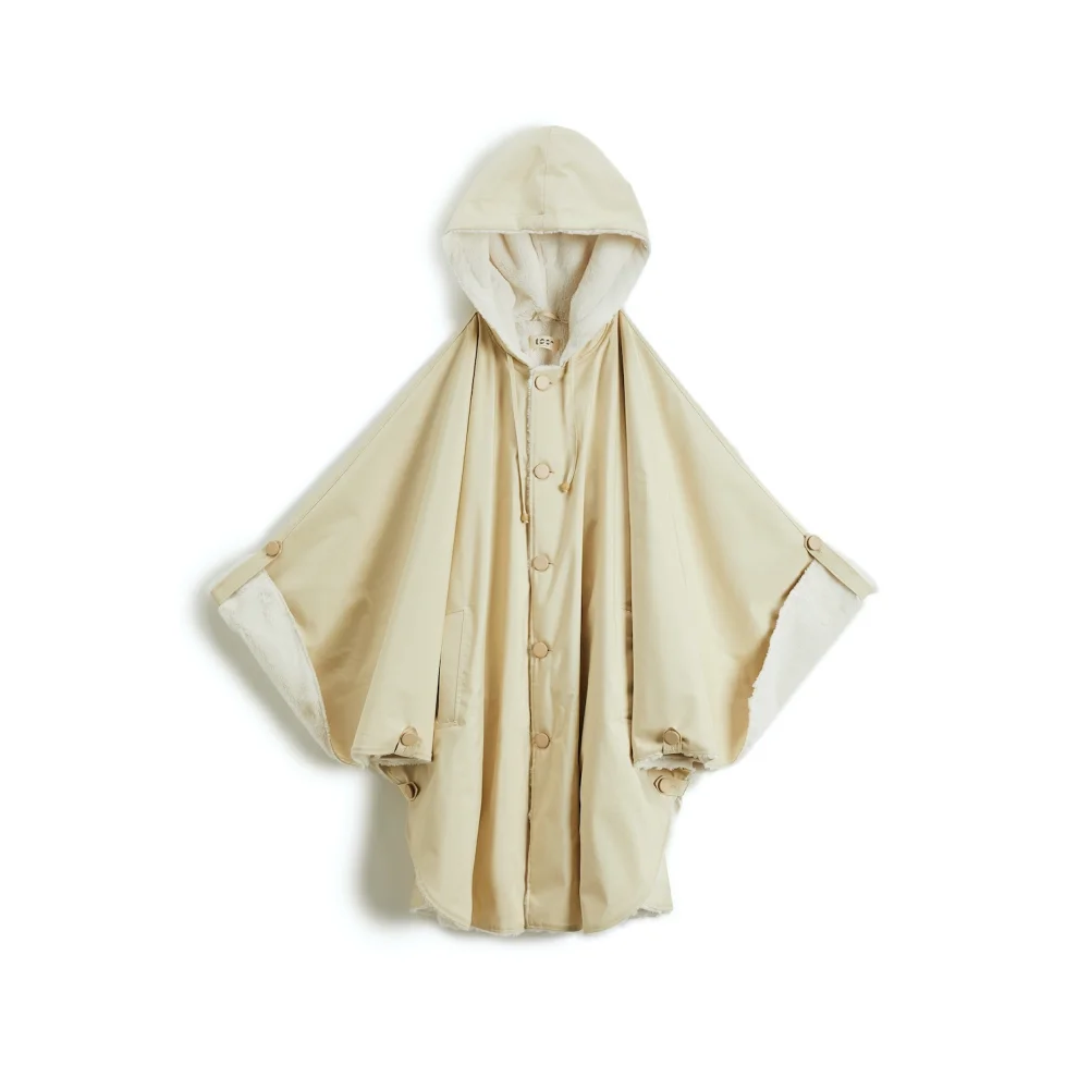 tosh workshop - Unisex Teddy Cape Coat