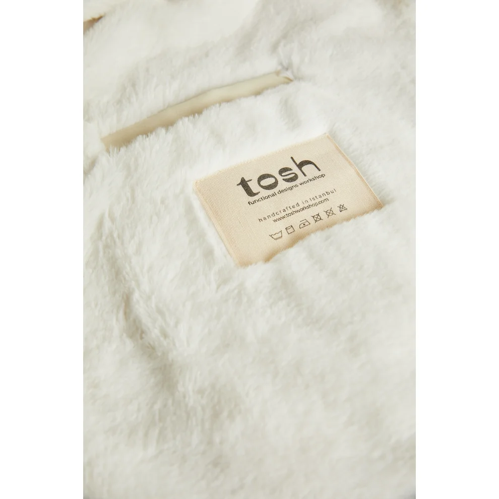 tosh workshop - Unisex Teddy Cape Coat