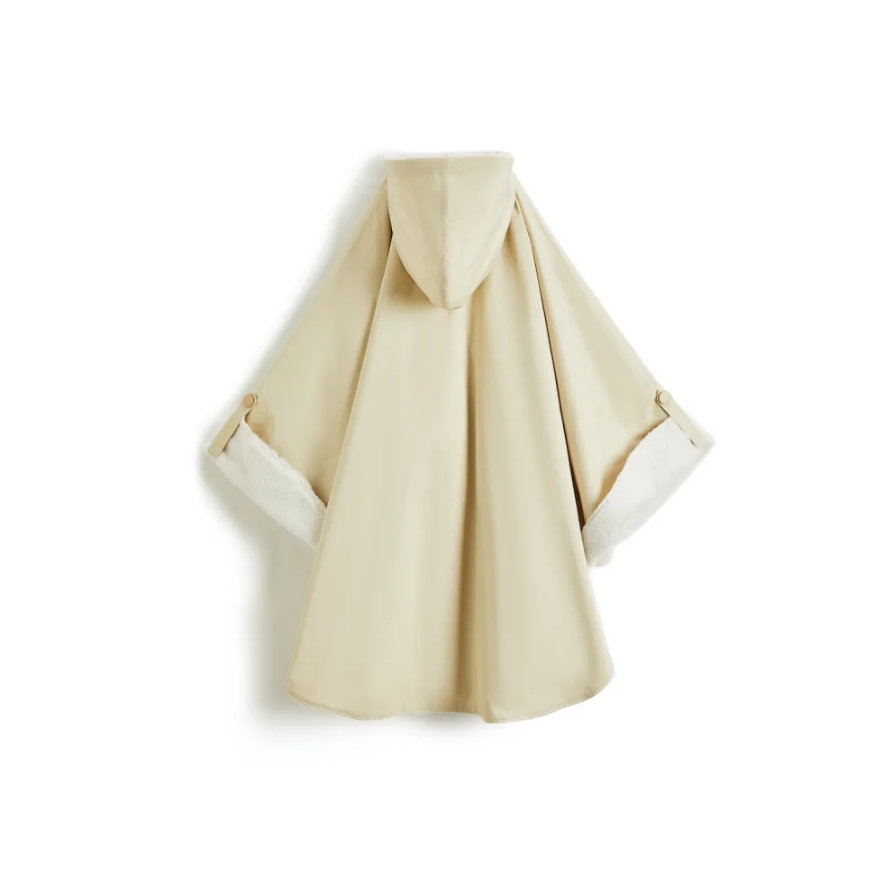 tosh workshop - Unisex Teddy Cape Coat