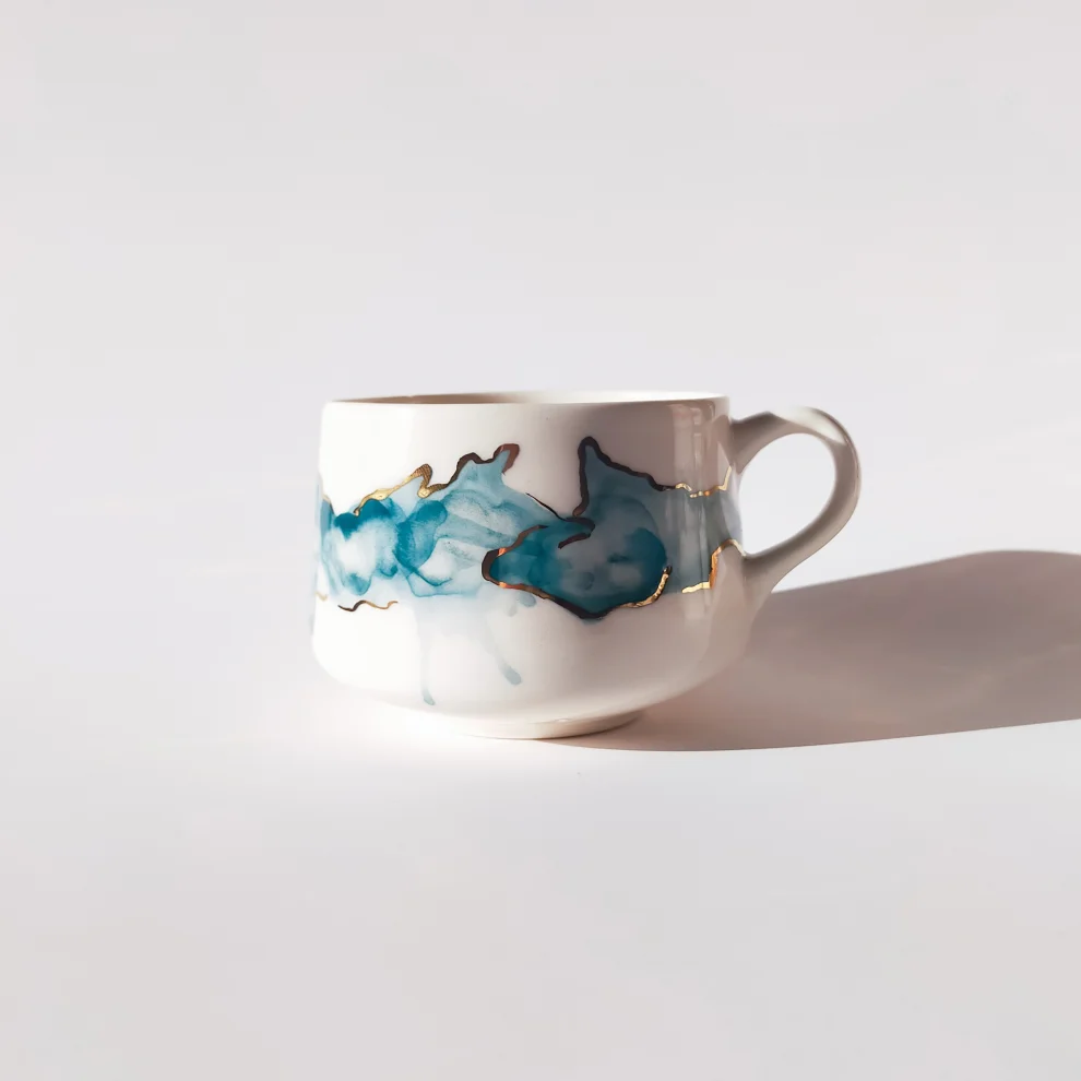 Opia Ceramics - Watercolor Mug