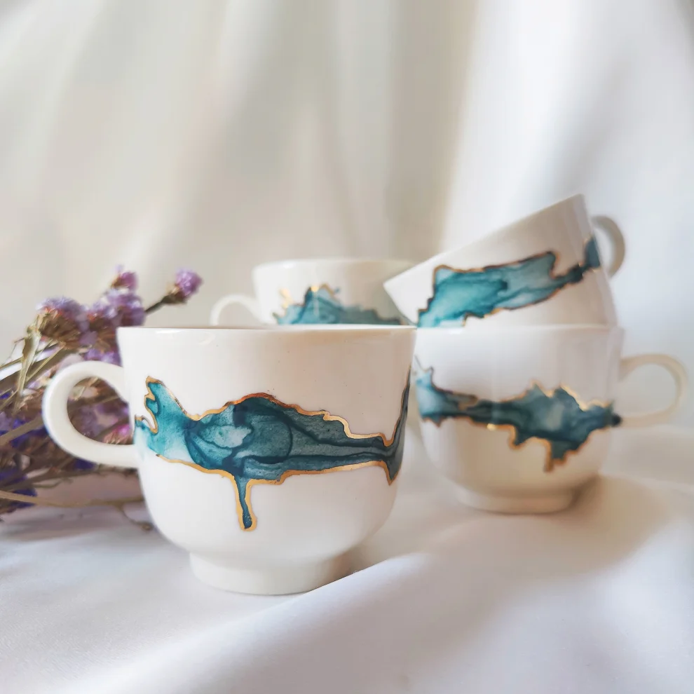 Opia Ceramics - Watercolor Midi Mugs