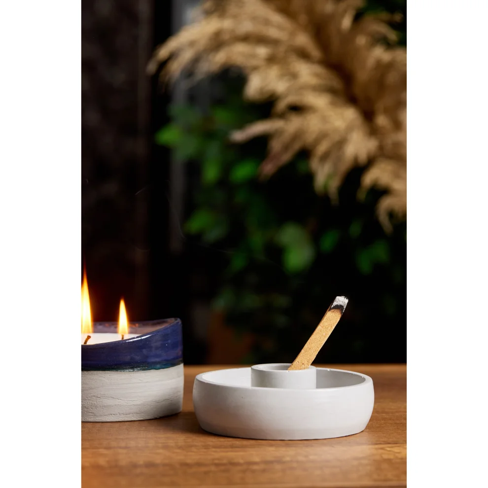 Duo Concept - Concrete Palo Santo Holder