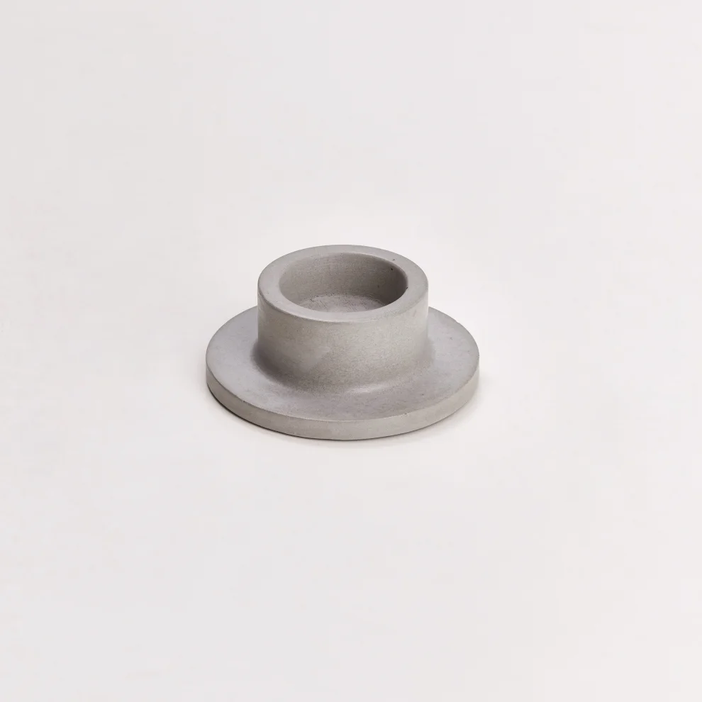 Duo Concept - Concrete Tealight Mumluk