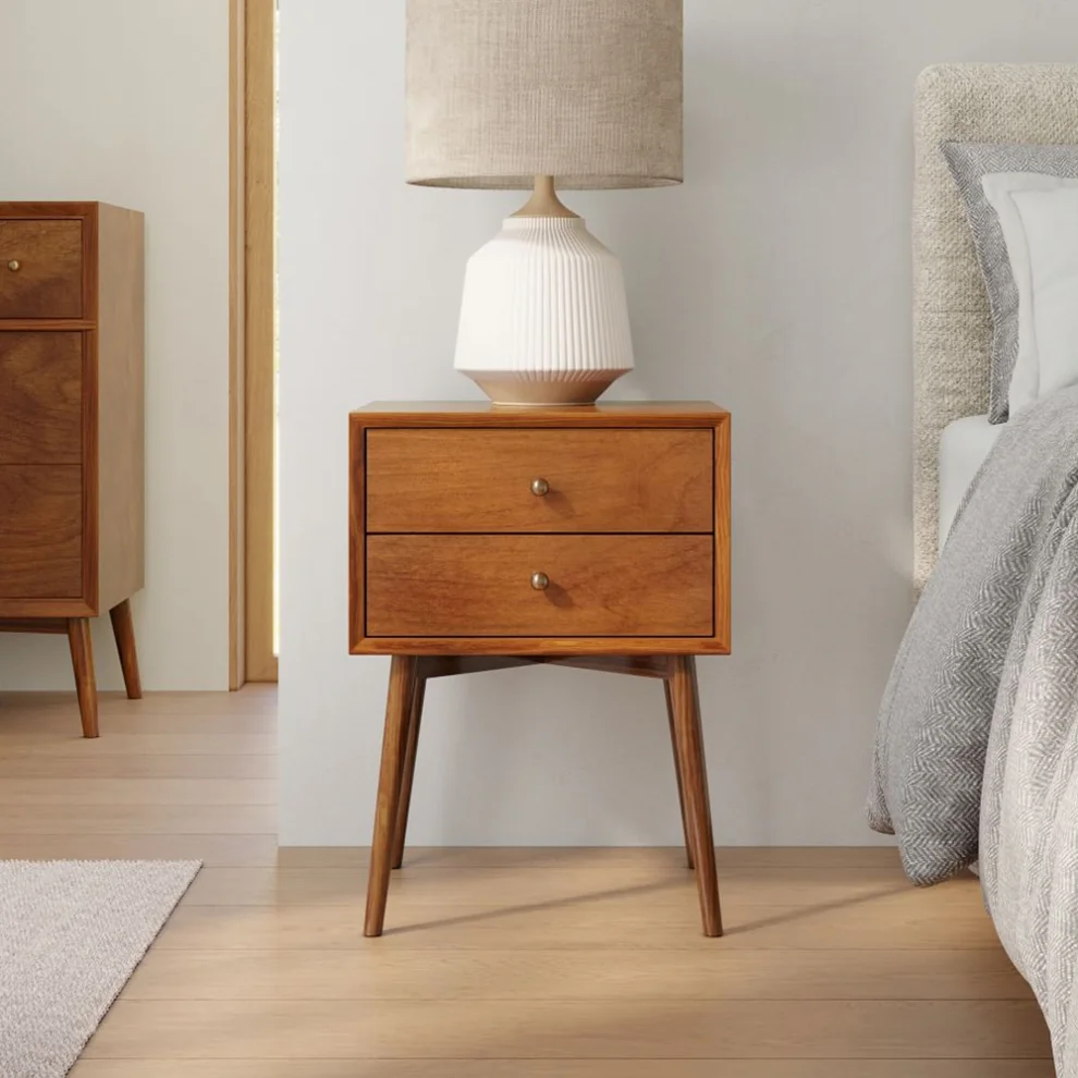 Modabilya - Gola Wooden Nightstand