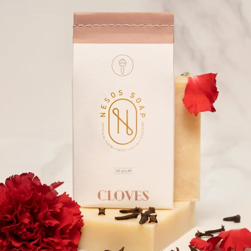 Nesos Soap - Handmade Natural Cloves Face And Hand Soap