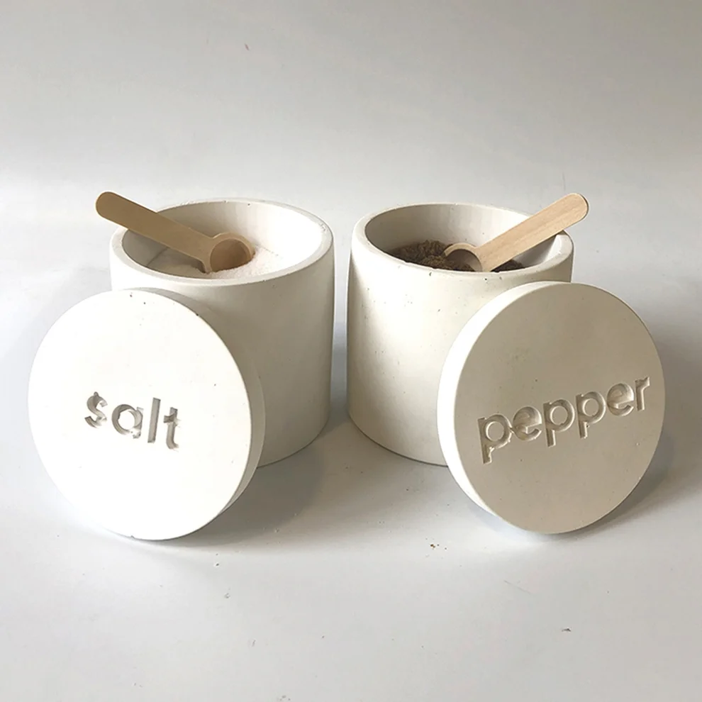 Studio Ays - Concrete Spice Containers