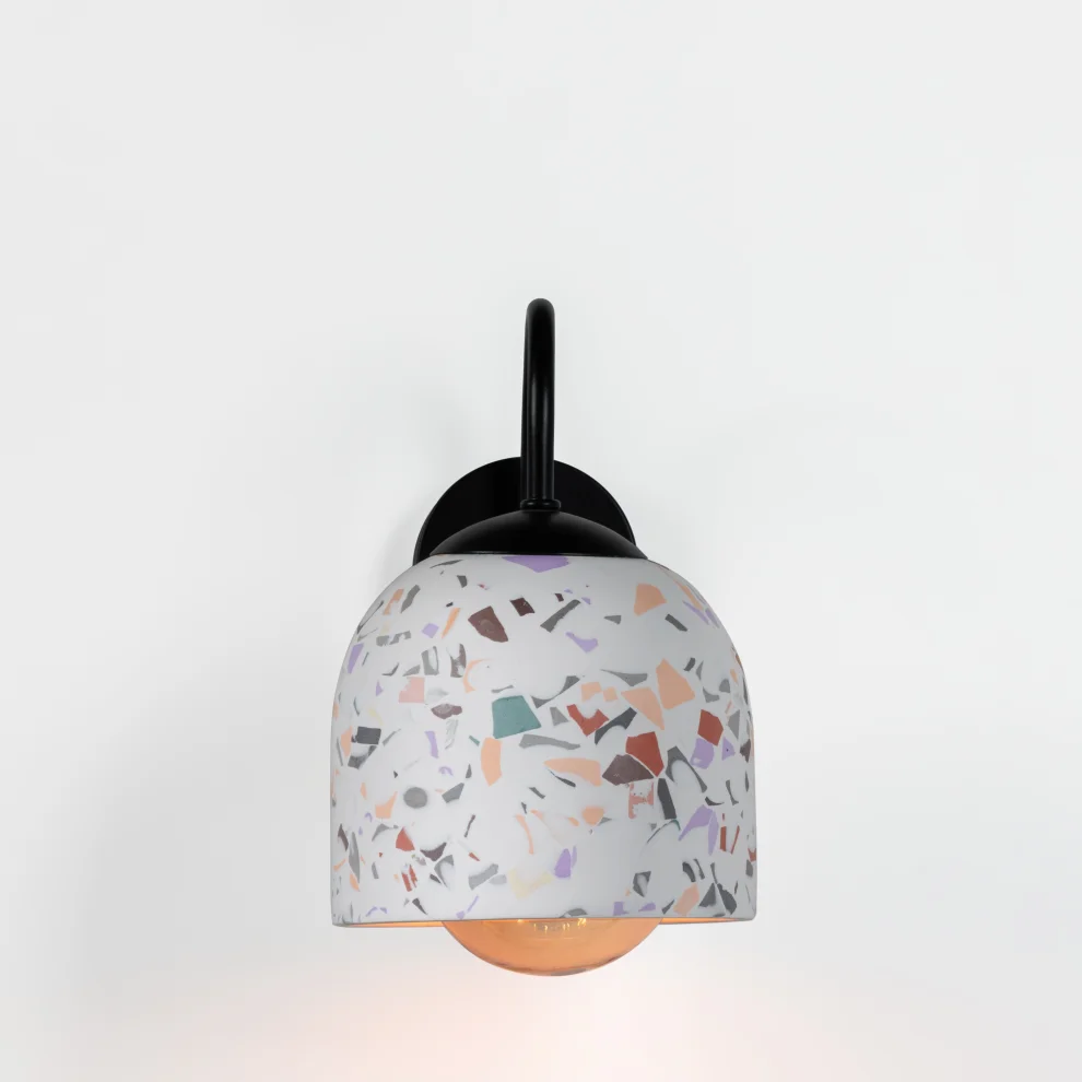 Womodesign - Terrazzo Metal Detail Sconce