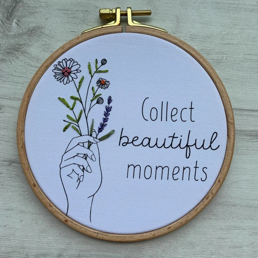 DEAR HOME - Collect Beatiful Moments Print Embroidery Hoop