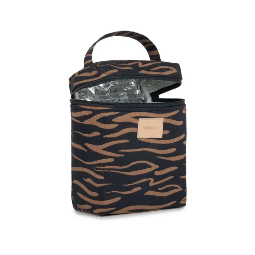 Nobodinoz - Hyde Park Blue Waves Insulated Baby Bottle And Lunch Bag