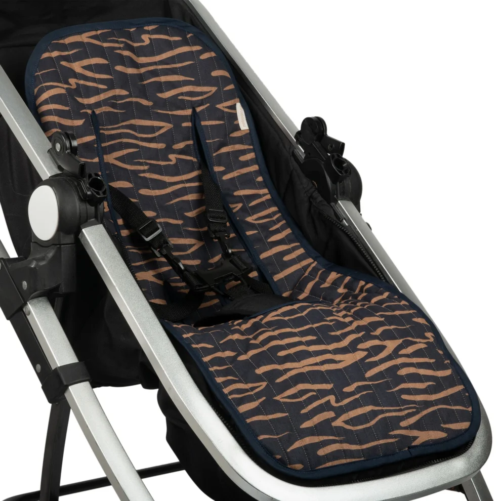 Nobodinoz - Hyde Park Blue Waves Unıversal Stroller Pad