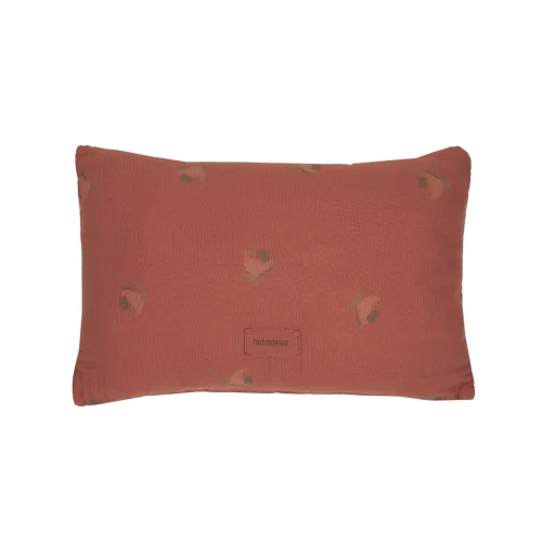 Nobodinoz - Wabi Sabi Dots Ginger Washed Rectangular Cushion