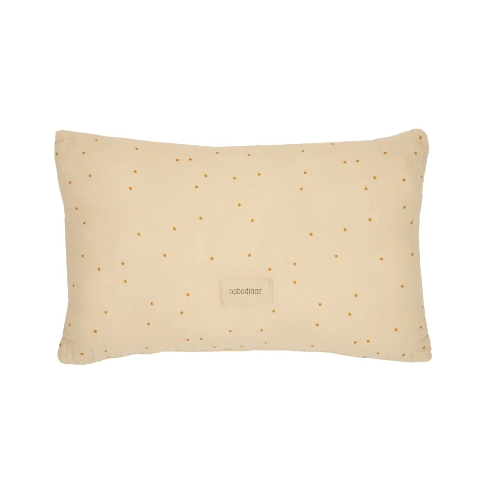 Nobodinoz - Wabi Sabi Dots Ginger Washed Rectangular Cushion