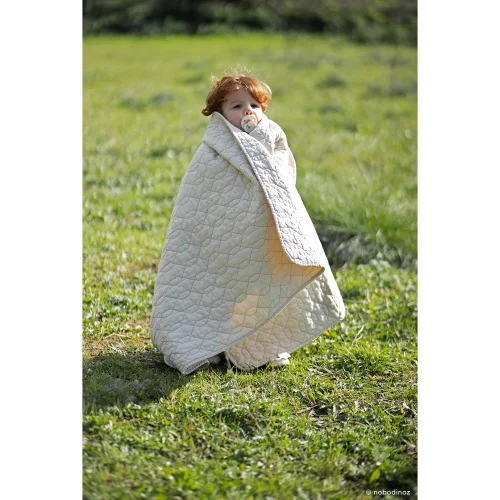 Nobodinoz - Wabi Sabi Ginger Quilted Blanket