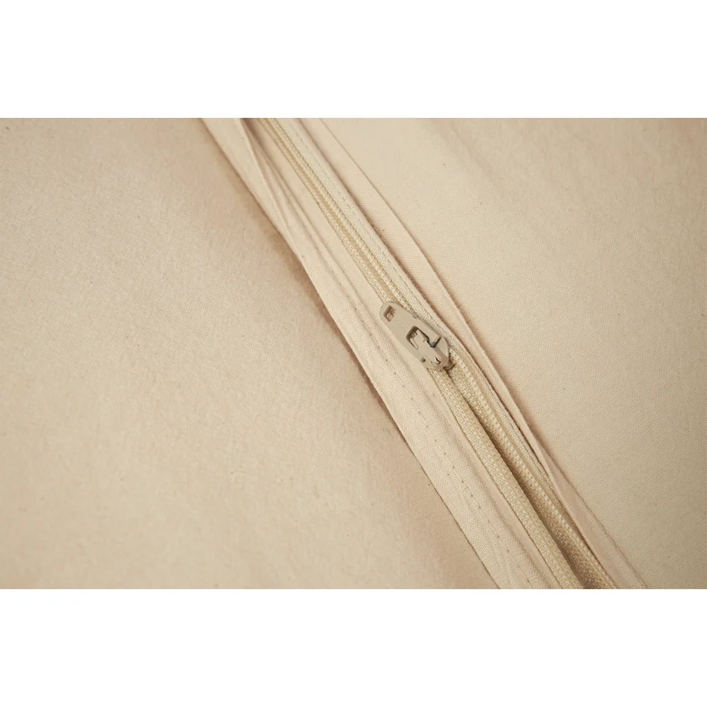 Nobodinoz - Wabi Sabi Ginger Zipped Cot Bumper Plain