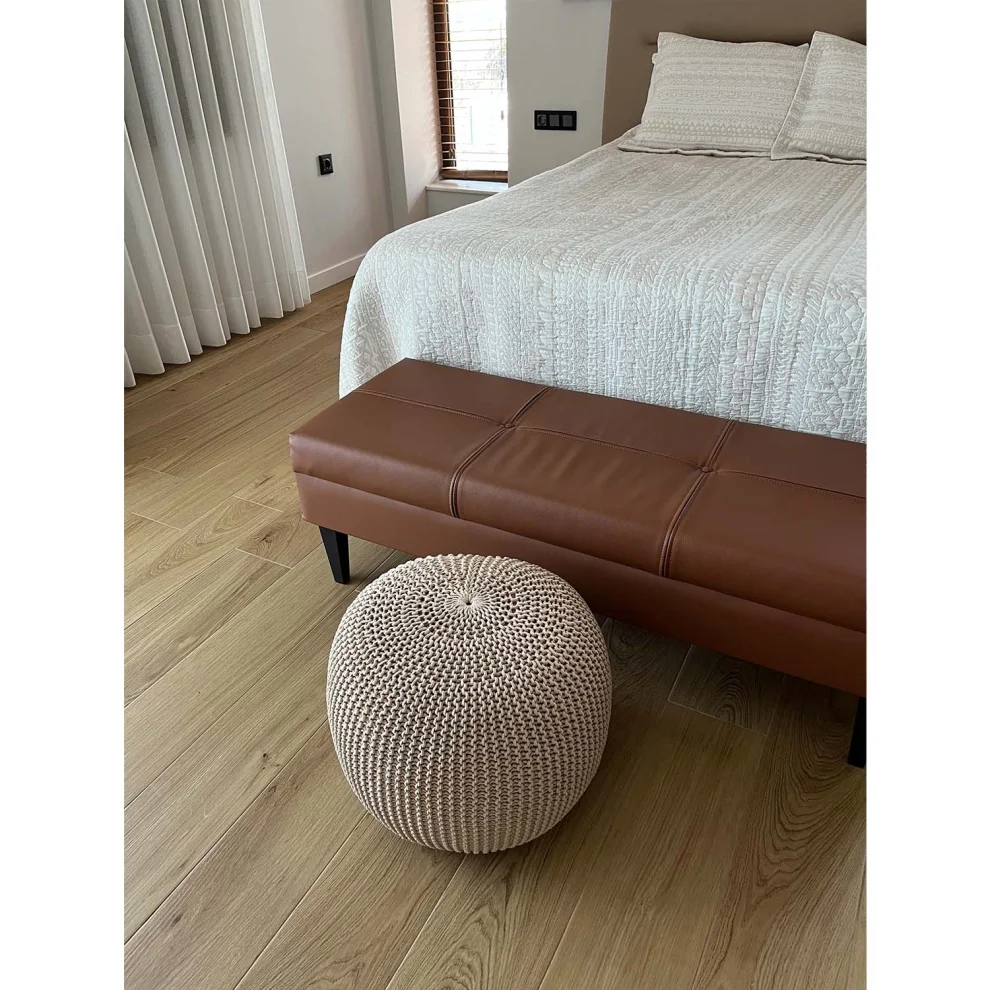 Bonhou - Handmade Knit Pouf