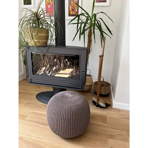 Bonhou - Handmade Knit Pouf