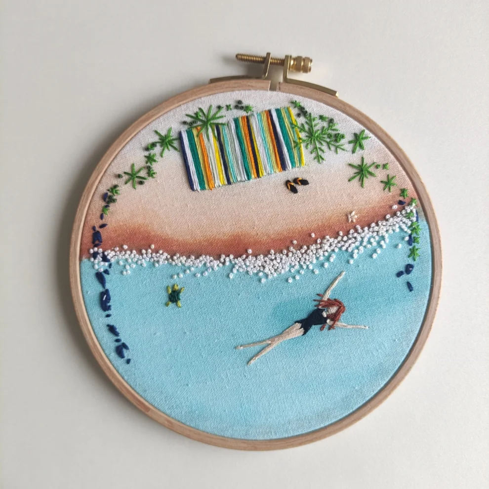 DEAR HOME - Relax Time Embroidery Hoop Board