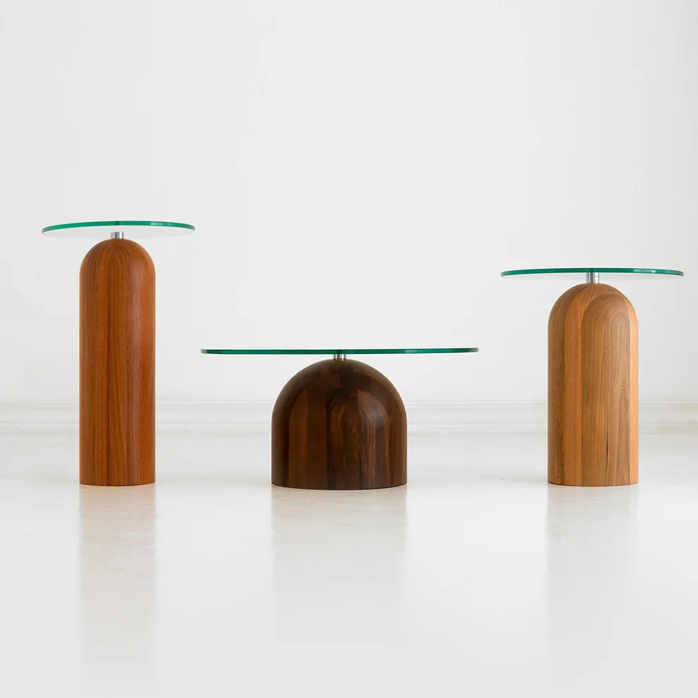 Modabilya - Linden Wooden Coffee Table Set