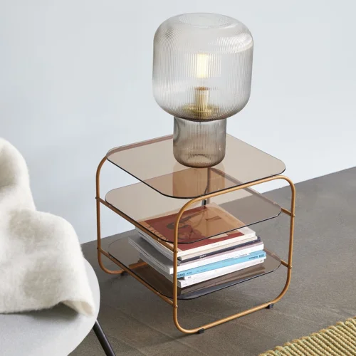 Modabilya - Quadro Metal Side Table Nightstand