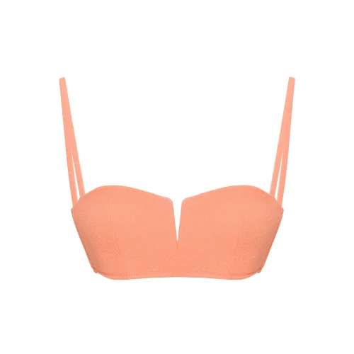 Sellie - Eros Apricot Econyl Bikini Top