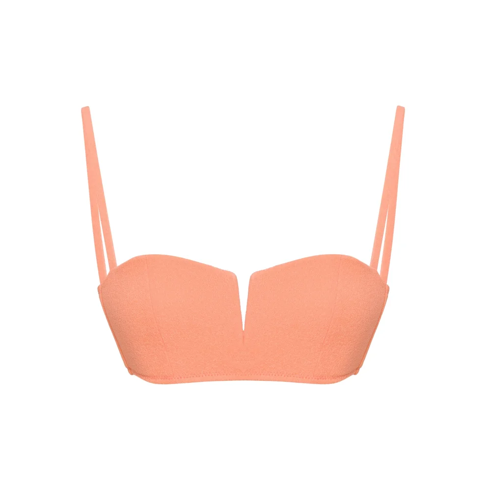 Sellie - Eros Apricot Econyl Bikini Top