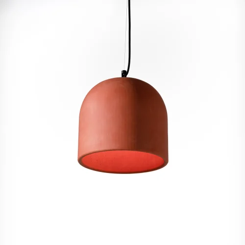 Womodesign - Large Terracotta Concrete Ceiling Lighting
