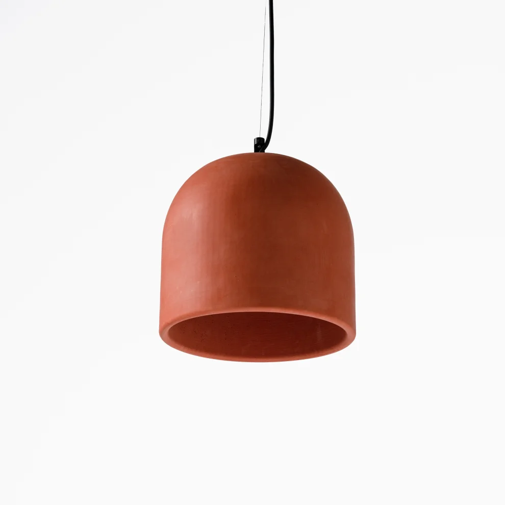 Womodesign - Terracotta Concrete Ceiling Light