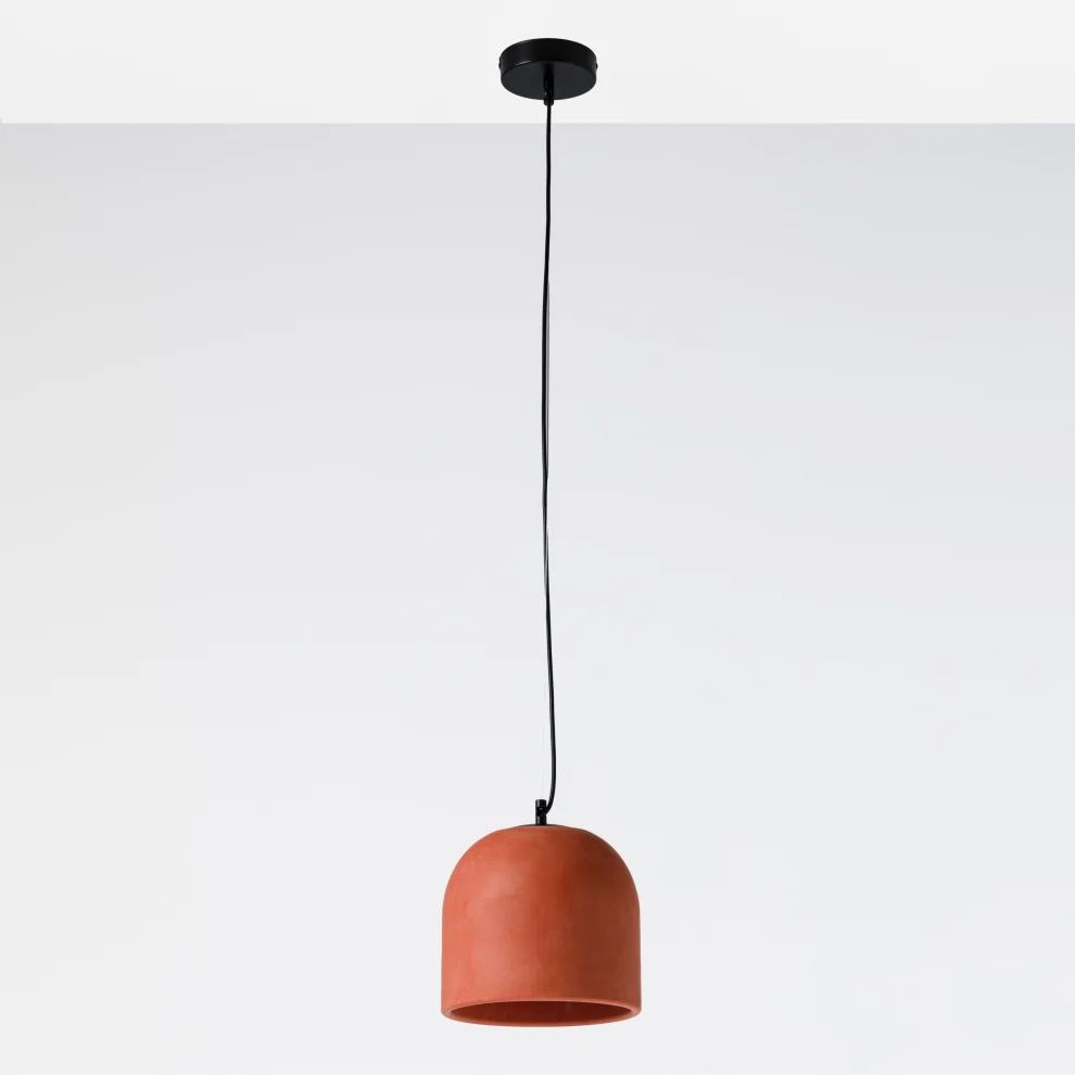 Womodesign - Terracotta Concrete Ceiling Light