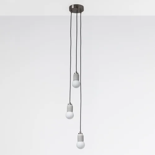 Womodesign - Cylinder Concrete 3 Suspended Lightings