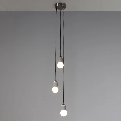 Womodesign - Cylinder Concrete 3 Suspended Lightings
