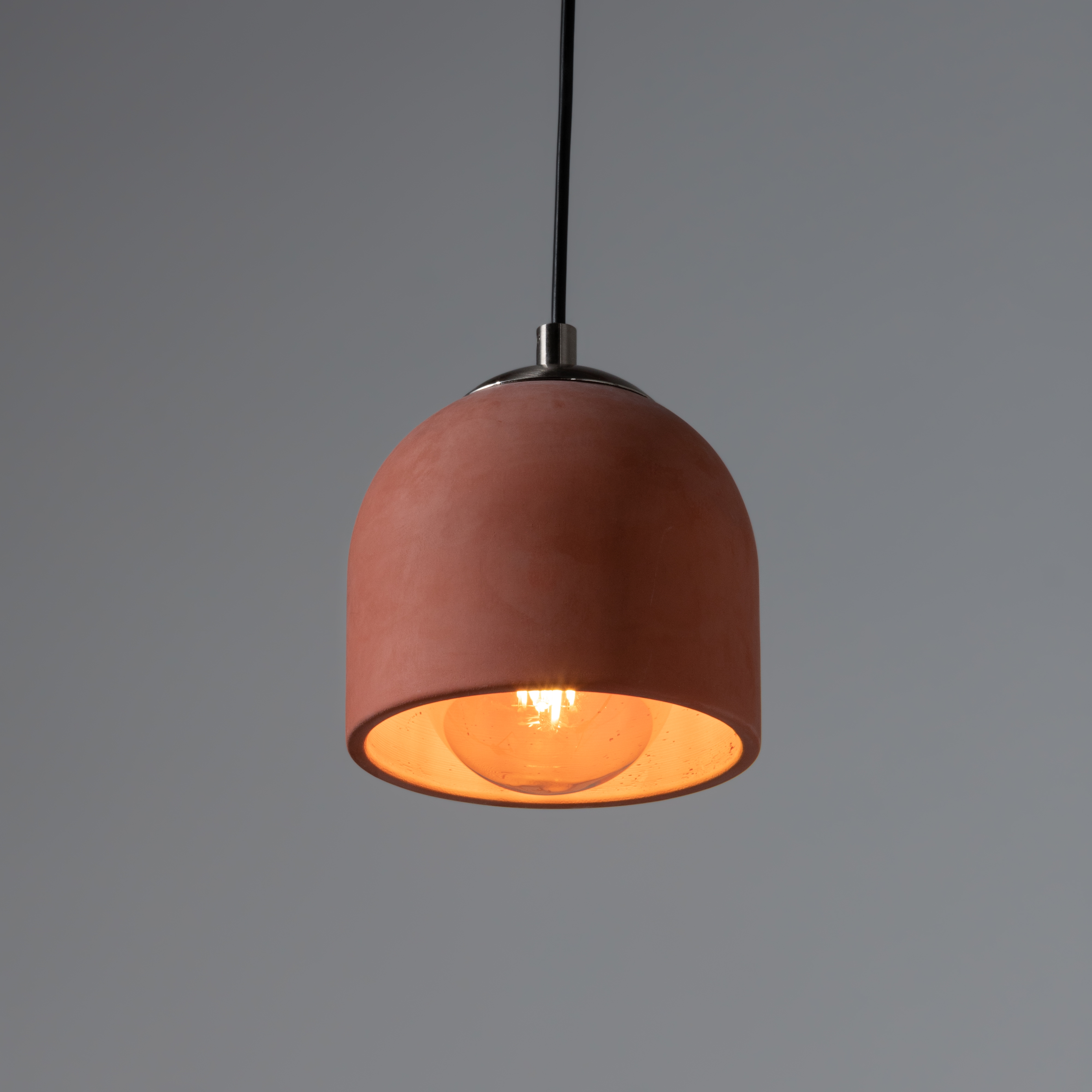 Terracotta Concrete Ceiling Lighting