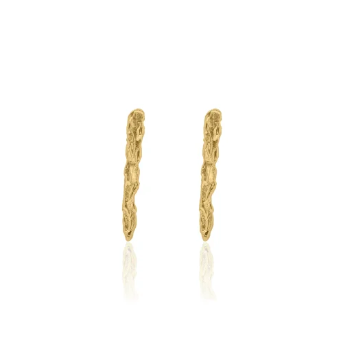 Cansui - Gold Plated Long Earring