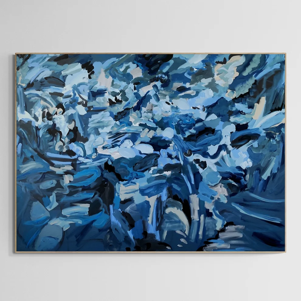 Şahika Altınsoy - Bleu Painting