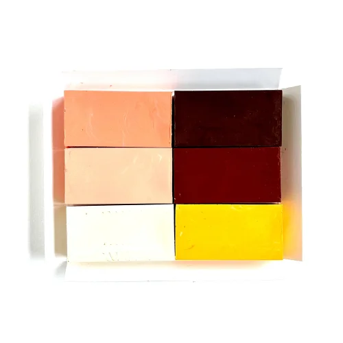 Colorz Doğal Boyalar - Natural Beeswax Block Crayon Set 6 Skin Tones