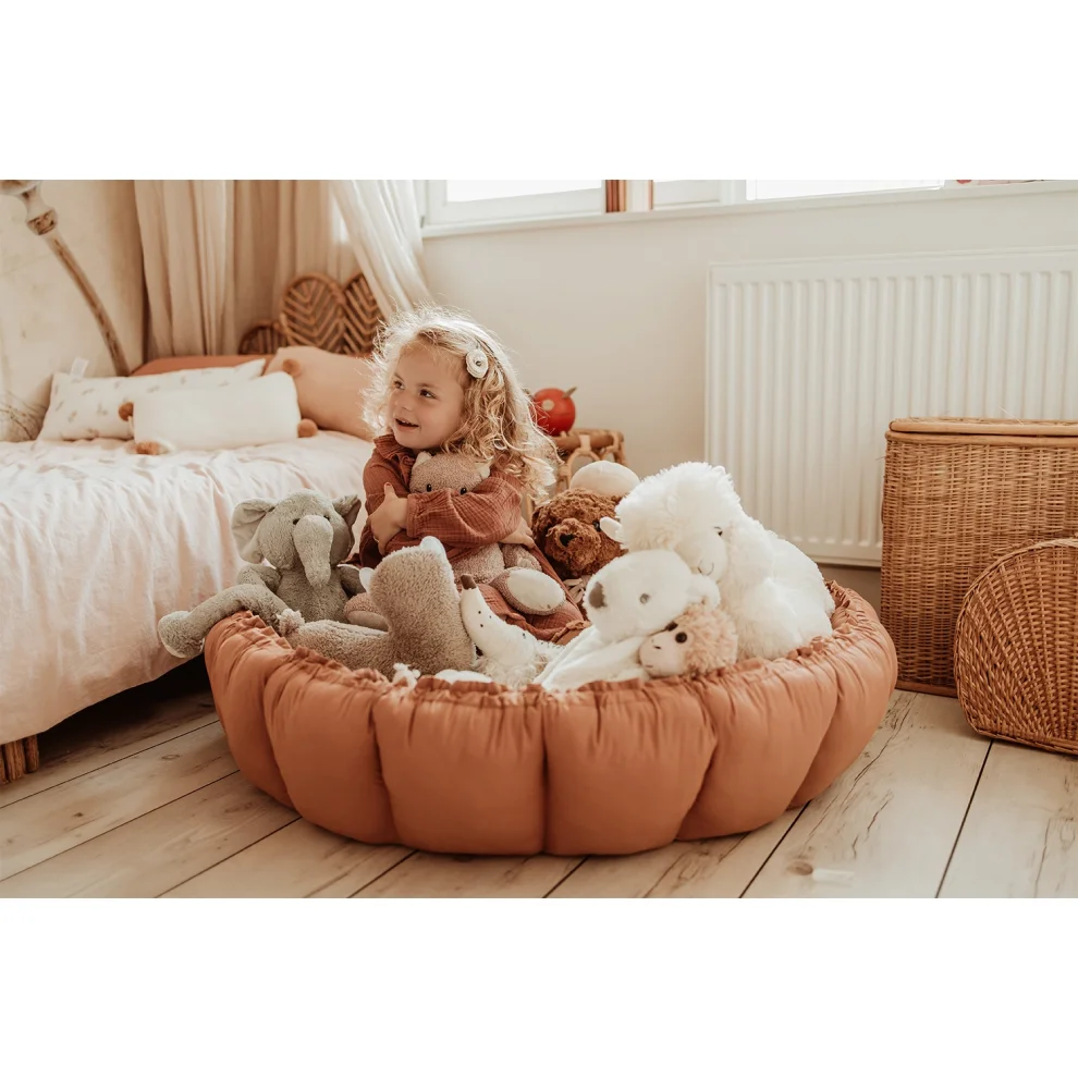 Play & GO	 - Bloom Tawny Brown Organic Play Mat