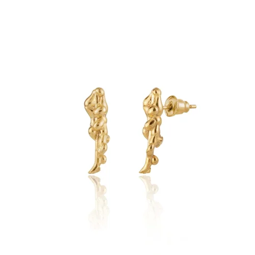 Cansui - Olive Branch Earring