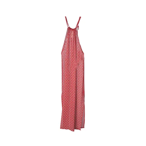 Diza Gabo - In Cherry Halter Collar Beach Dress