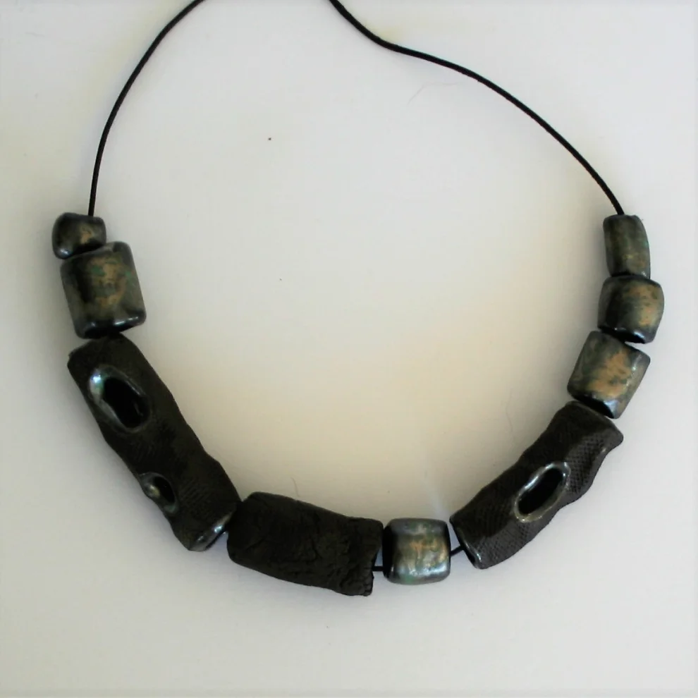 Miniceramicsart - Shaman's Gaze Necklace