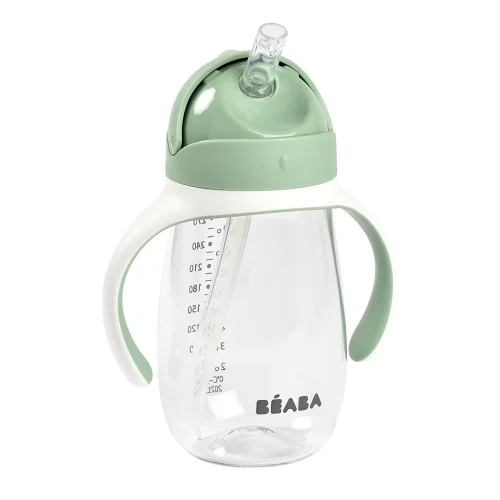 Beaba - 300 Ml Şeffaf Pipetli Suluk