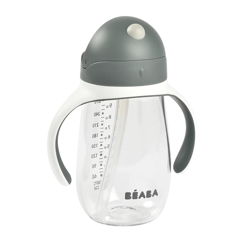 Beaba - 300 Ml Şeffaf Pipetli Suluk