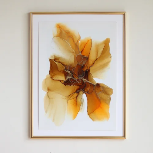 Anastasha Ozlu - Amber Flower Artwork