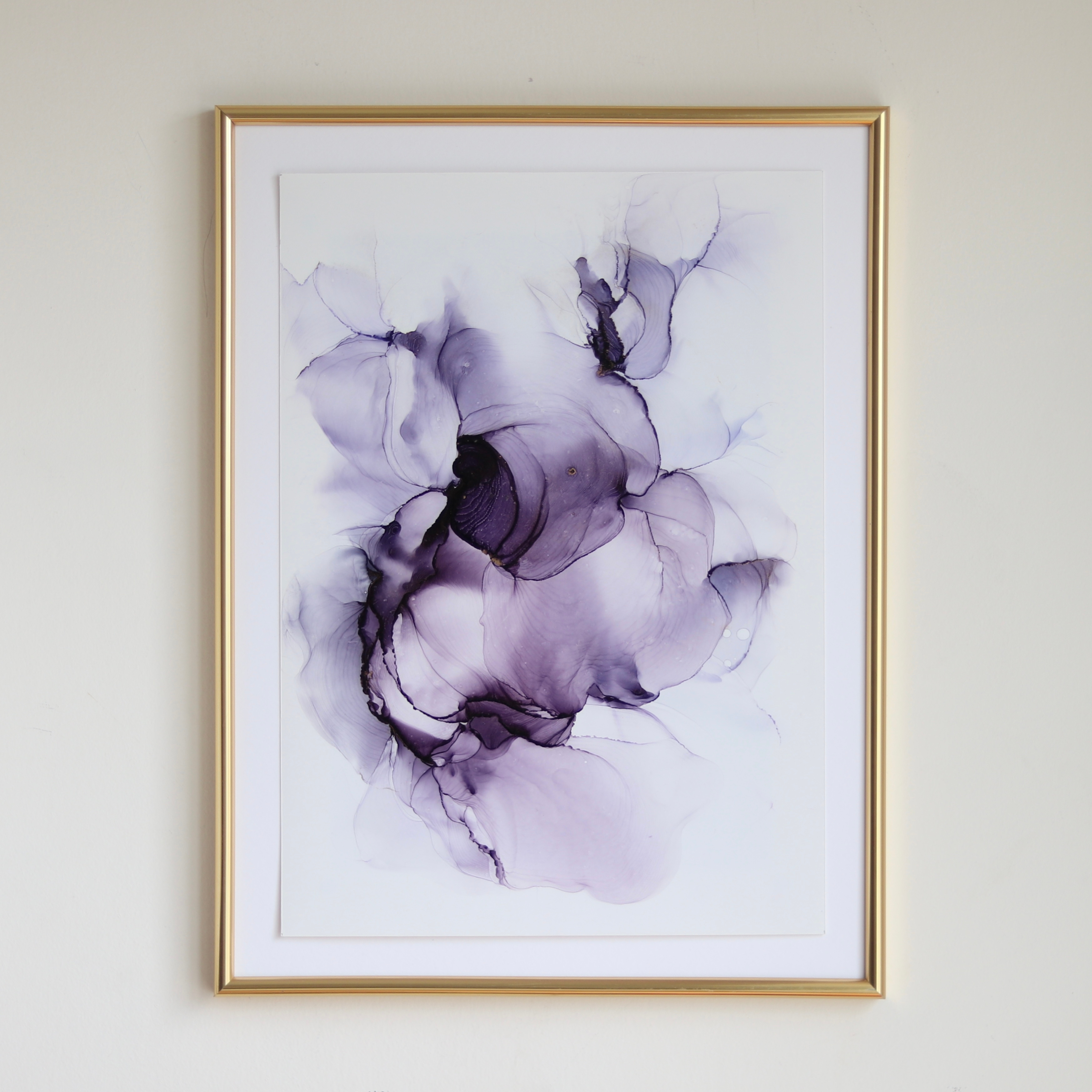 Purple İris Wall Art