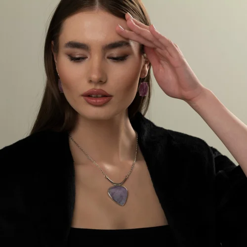 Berna Karataş Jewellery - Pink Sapphire Necklace