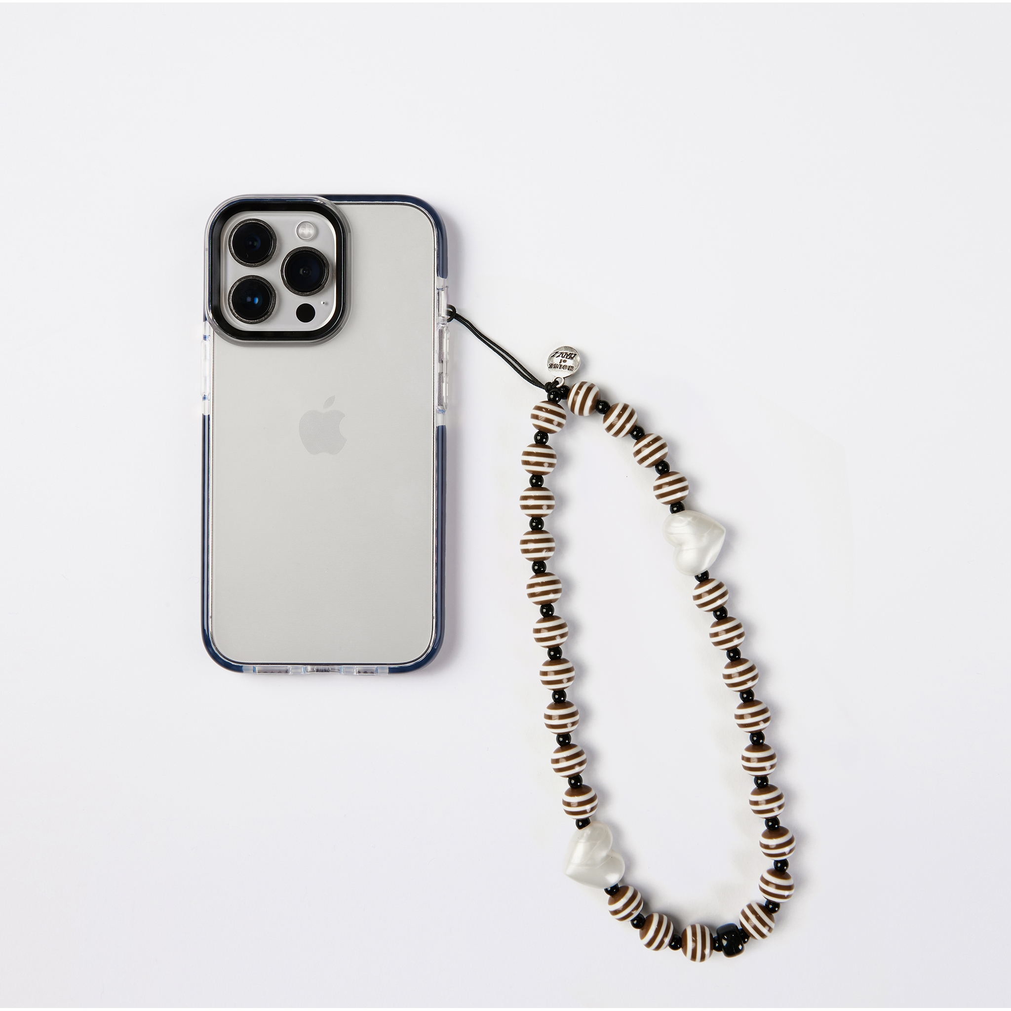 Brown Stripe Phone Strap