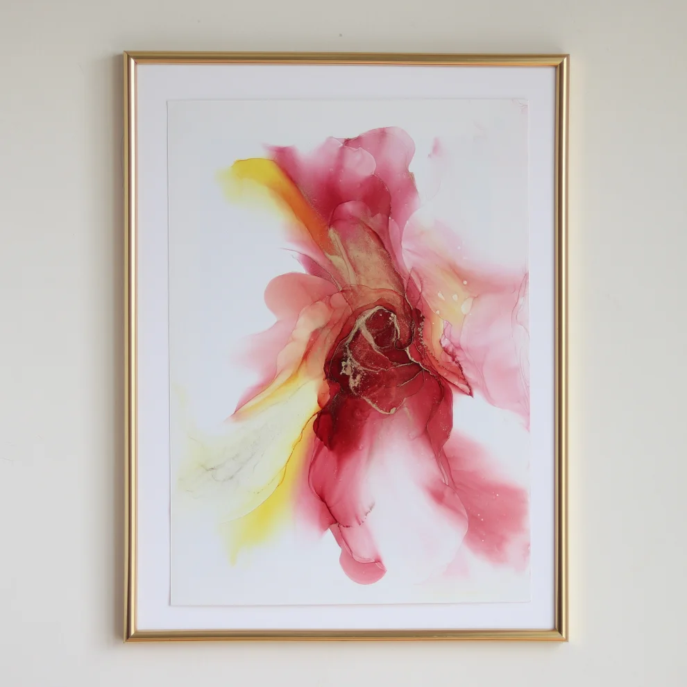 Anastasha Ozlu - Desert Rose Original Wall Art